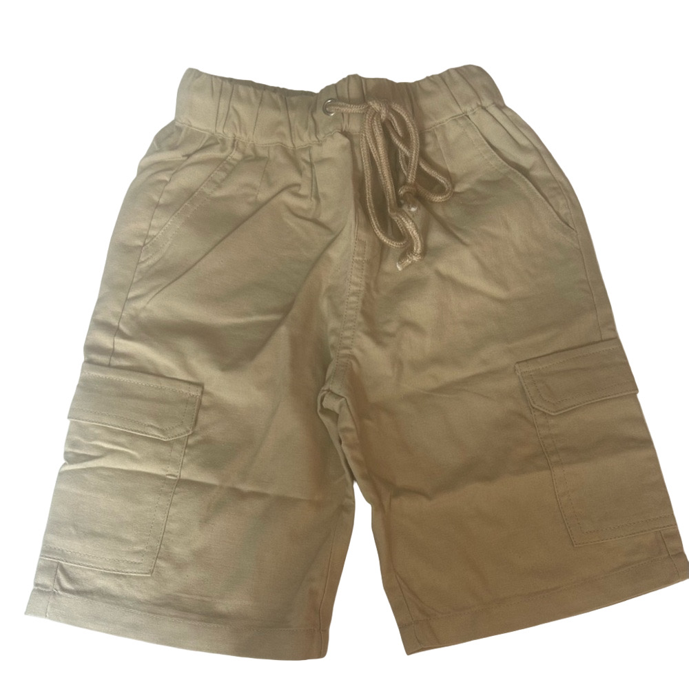 Beachcomber Coastal Kids Boys Khaki Cargo Shorts NWT